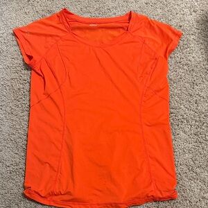 Women's Orange Athletic Top